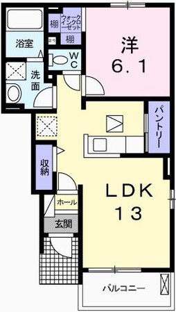 ミルフィーユＢの物件間取画像